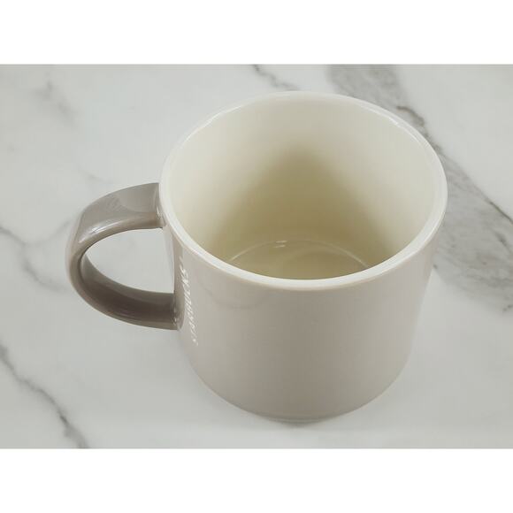 Starbucks Coffee Mug Tea Cup 14oz Light Brown 2013 Drinkware Stackable 4 3/4" - Picture 10 of 16